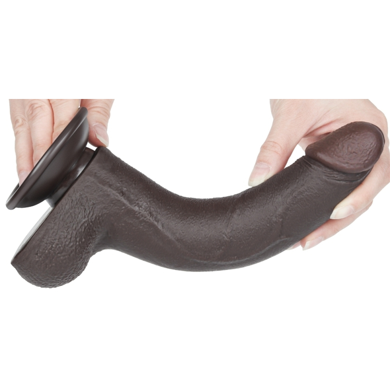gode avec bourses sliding skin 17 x 4cm noir 5