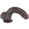 gode avec bourses sliding skin 18 x 47cm noir 9