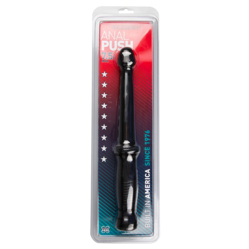 gode avec poignee push anal 18 x 3cm 5