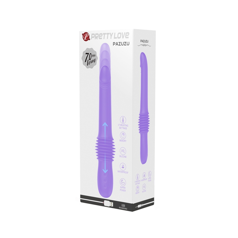 gode avec poussee pazuzu 15 x 35 cm violet 1