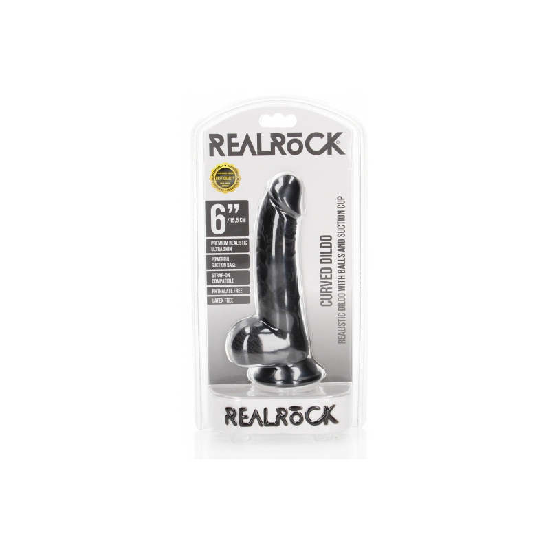 gode balls curved realrock 125 x 36cm noir 1