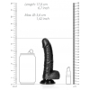 gode balls curved realrock 125 x 36cm noir 6