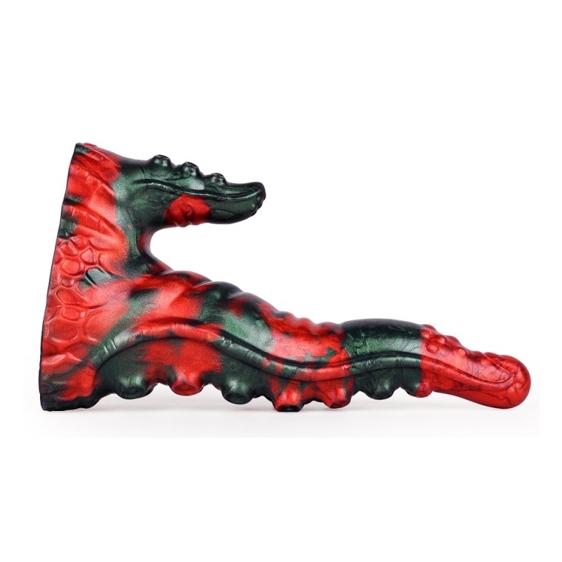 gode bukolix 16 x 5cm noir et rouge 5