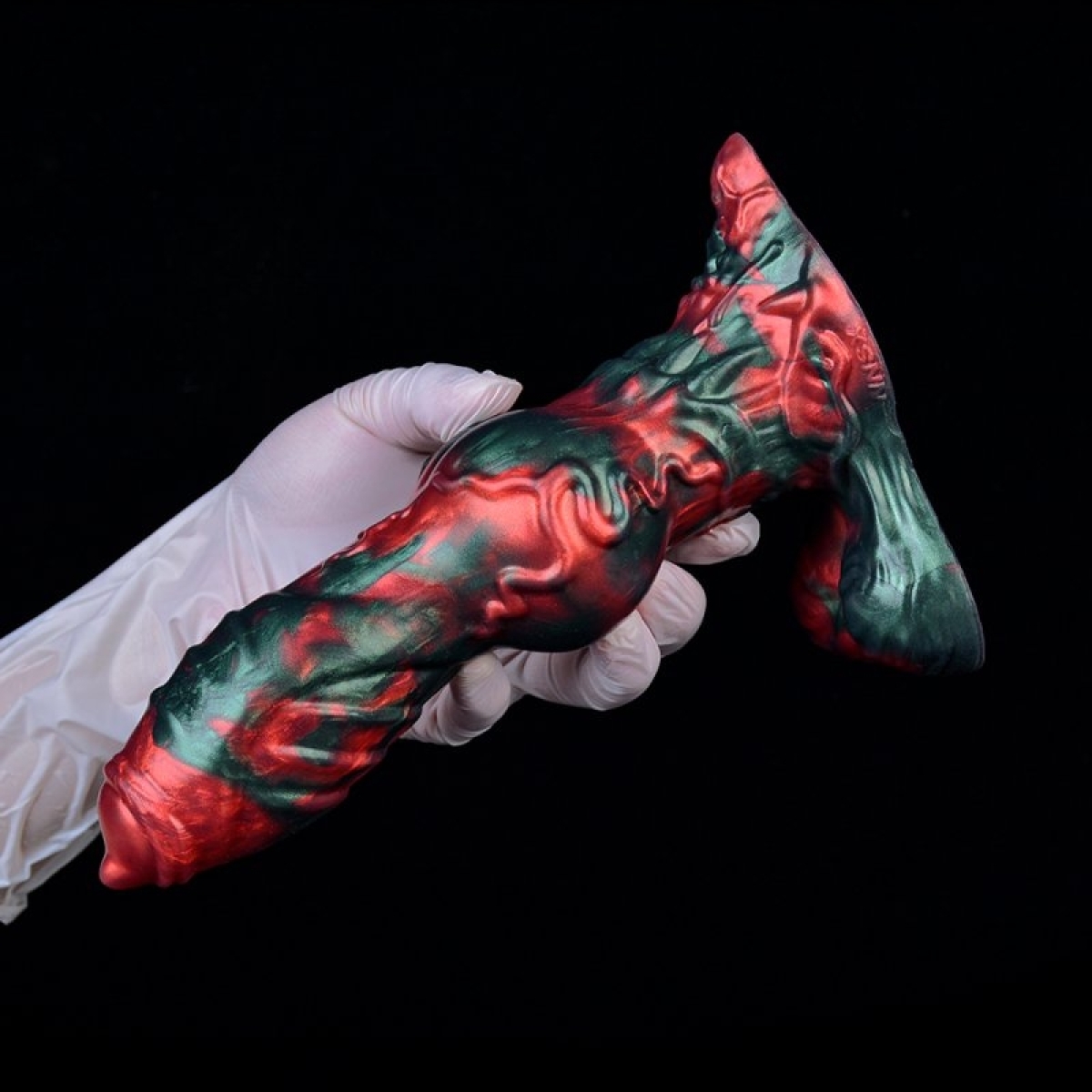 gode caliorix 205 x 7cm noir et rouge 2