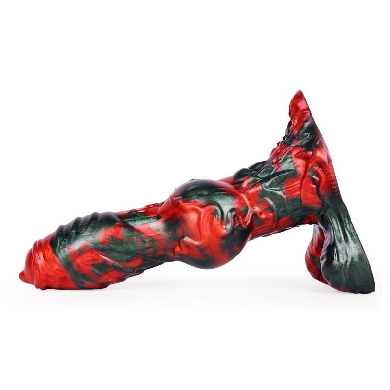 gode caliorix 205 x 7cm noir et rouge 5