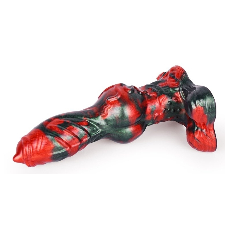 gode caliorix 205 x 7cm noir et rouge 6