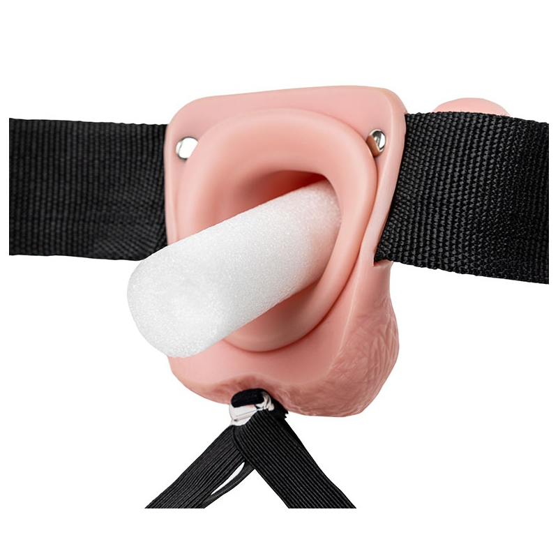 gode ceinture creux hollow strap on realrock 18 x 45cm 4