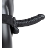 gode ceinture creux hollow strap on realrock 18 x 45cm noir