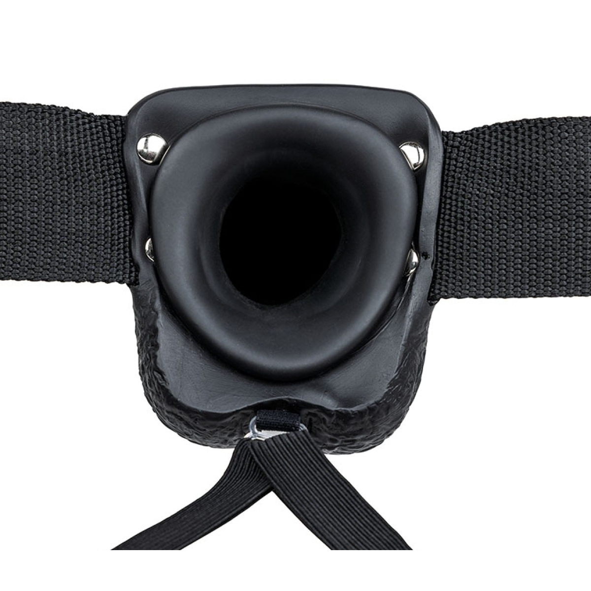 gode ceinture creux hollow strap on realrock 18 x 45cm noir 3