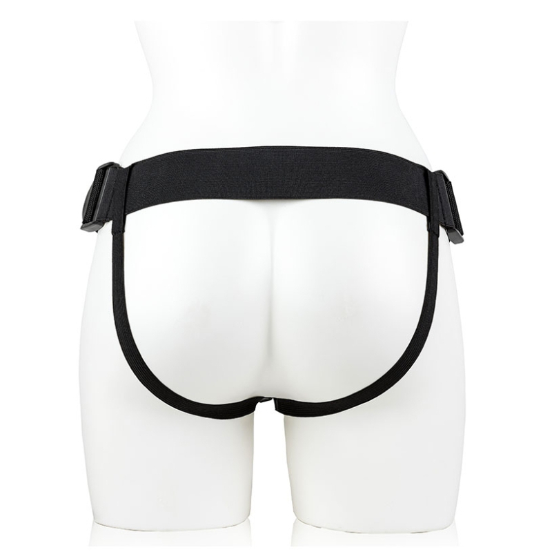 gode ceinture creux hollow strap on realrock 18 x 45cm noir 5