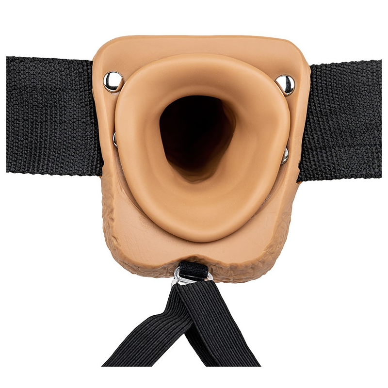 gode ceinture creux hollow strap on realrock 23 x 45cm latino 3