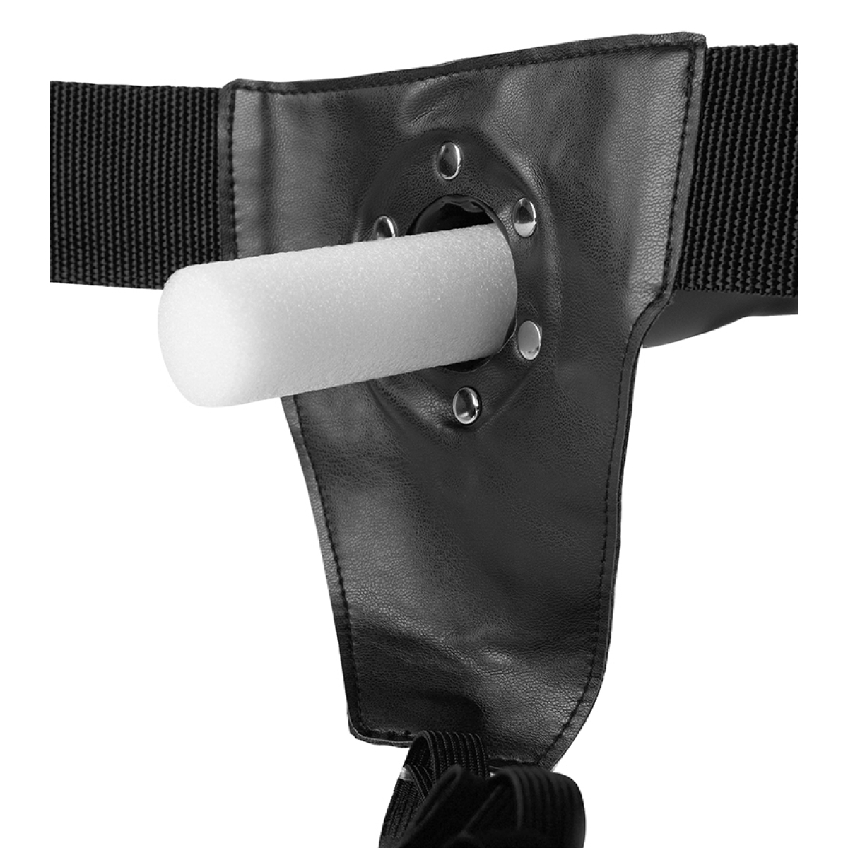 gode ceinture creux hollow strap ribbed 16 x 4cm 5