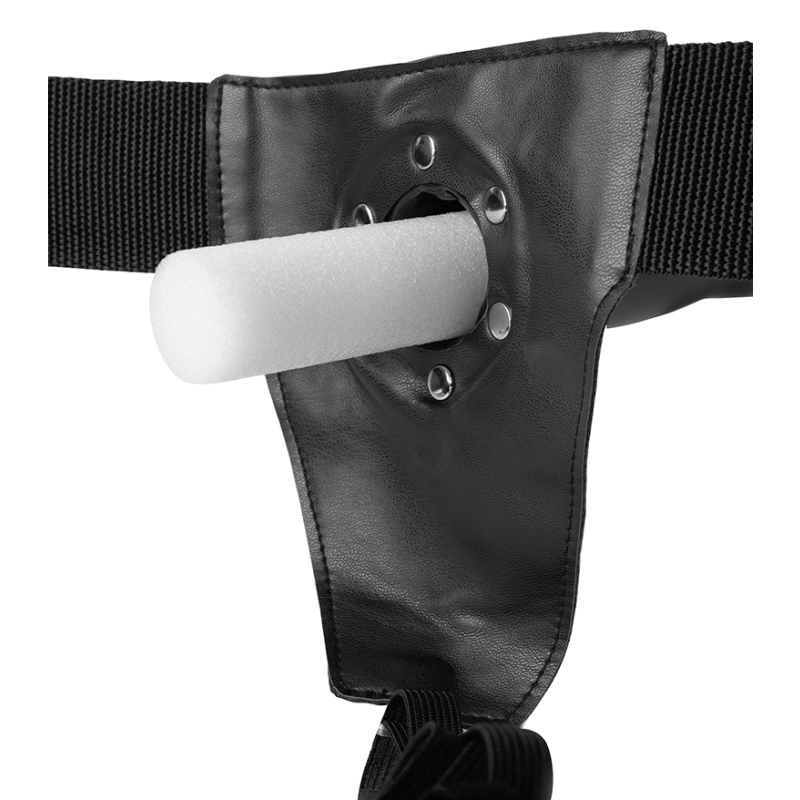 gode ceinture creux hollow strap ribbed 16 x 4cm 5