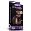 gode ceinture easy strap on 12 x 37 cm marron 1
