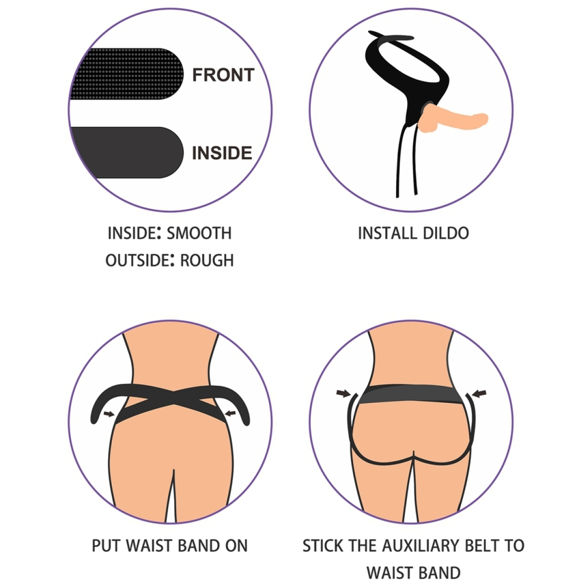 gode ceinture easy strapon 125 x 4cm 15