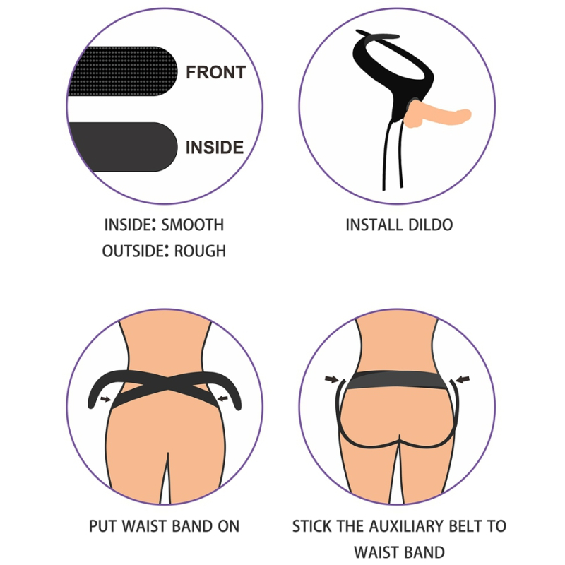 gode ceinture easy strapon 125 x 4cm 15