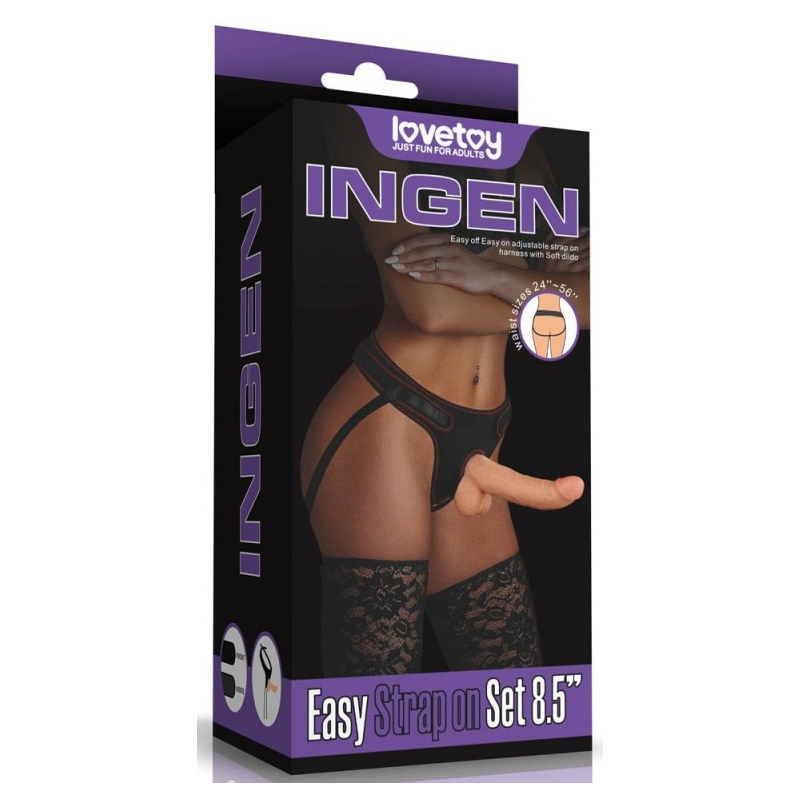 gode ceinture easy strapon 17 x 4cm 1