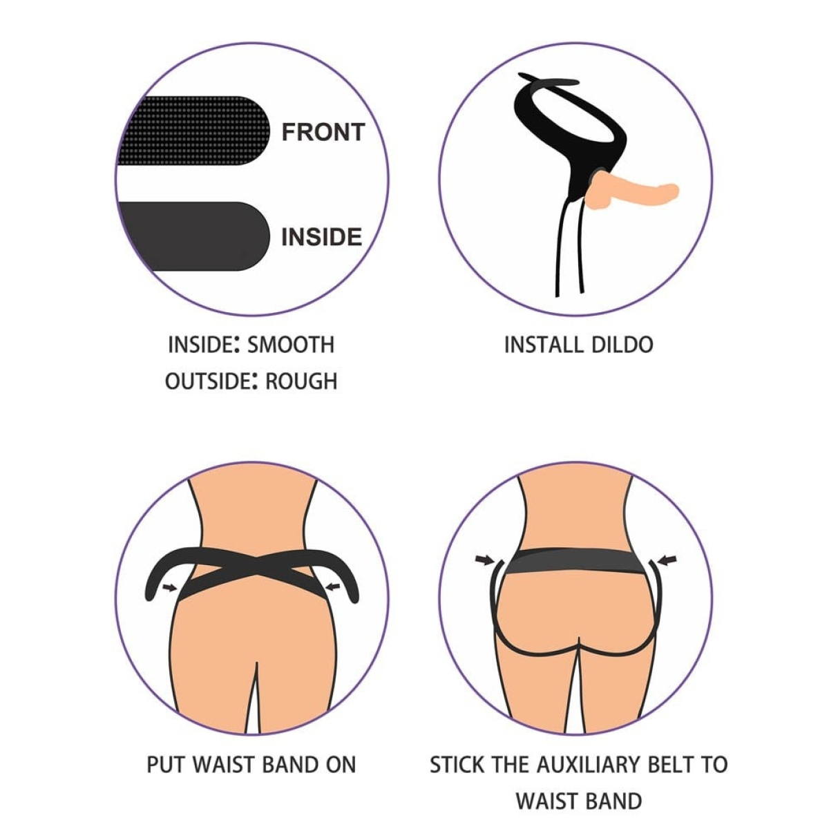 gode ceinture easy strapon 17 x 4cm 6