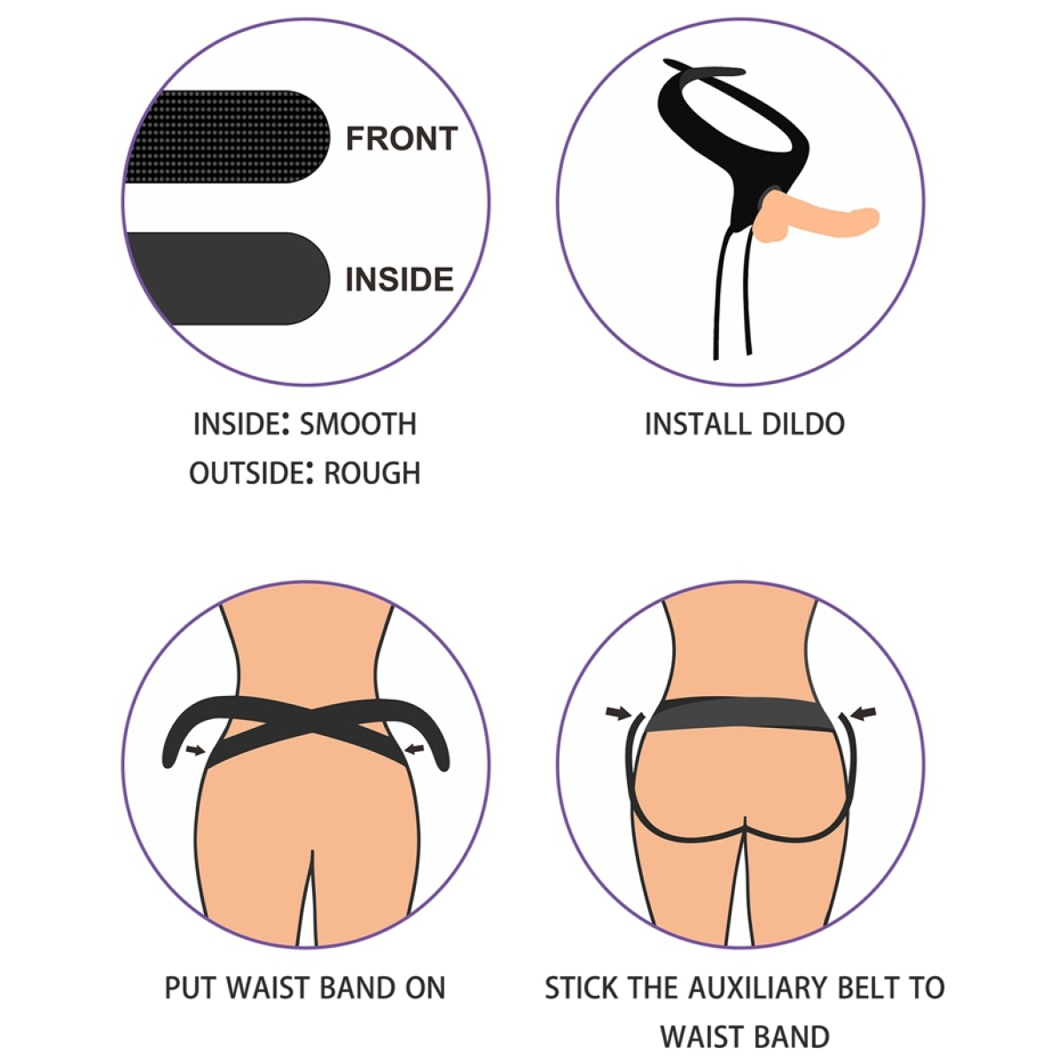 gode ceinture easy strapon 175 x 5cm 15