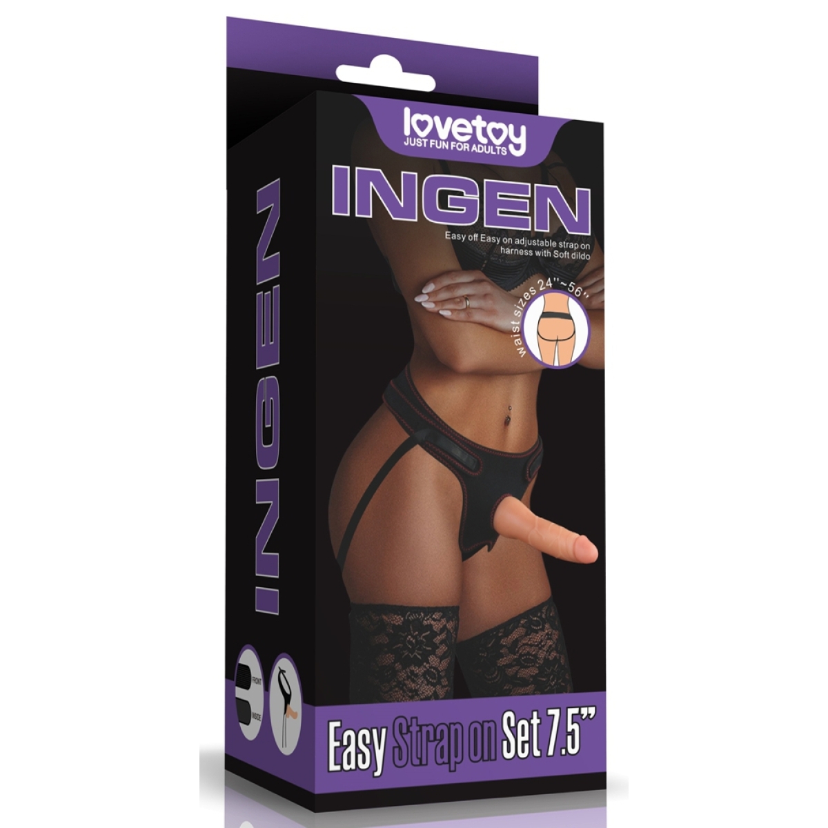 gode ceinture easy strapon 175 x 5cm 2