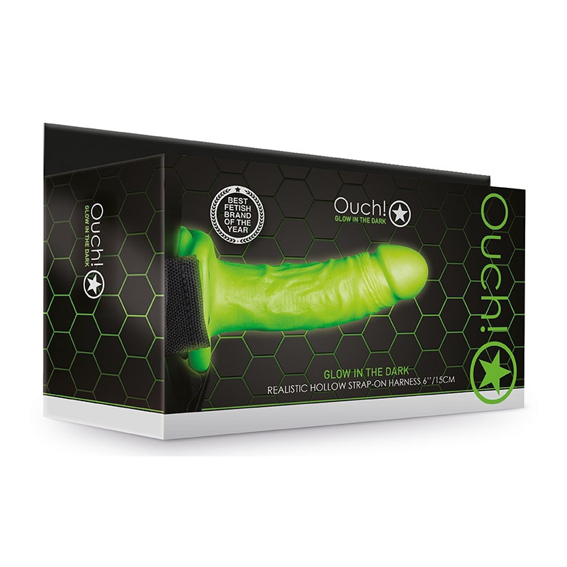 gode ceinture phosphorescent glow 15 x 42cm 1