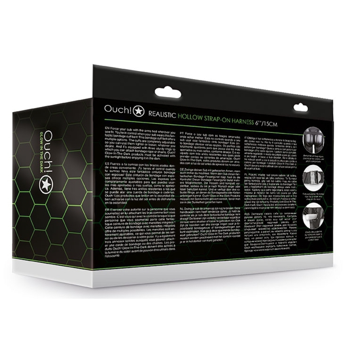 gode ceinture phosphorescent glow 15 x 42cm 4