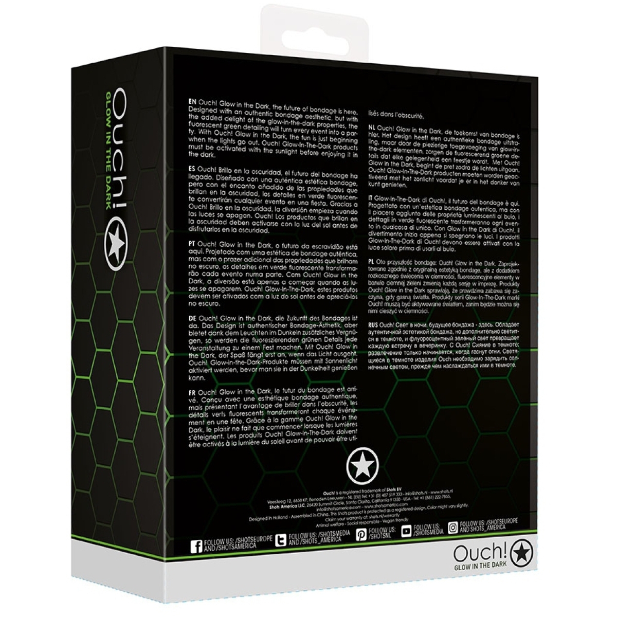 gode ceinture phosphorescent pour cuisse glow 13 x 38cm 4