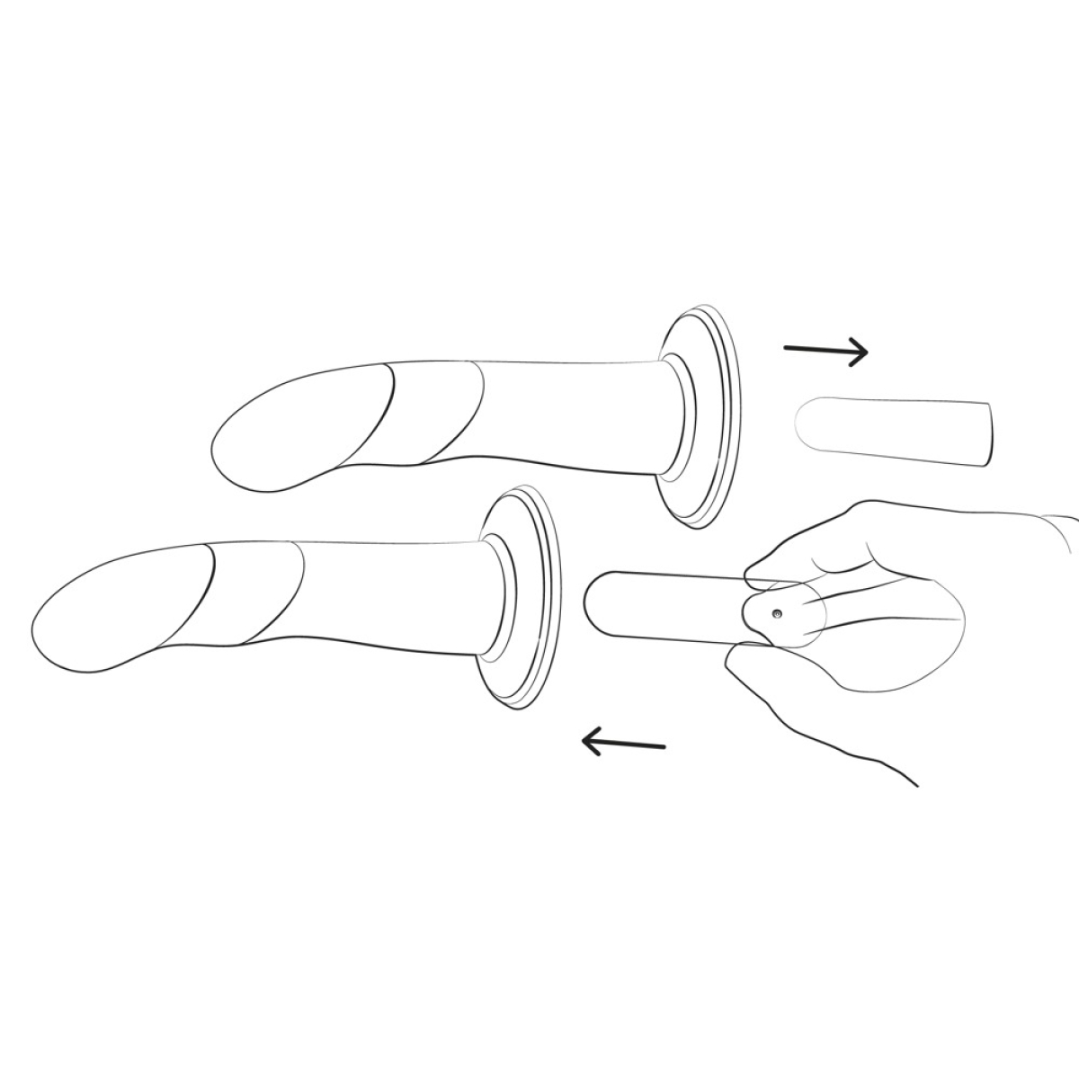 gode ceinture piccolo pegging kit 125 x 3cm 6