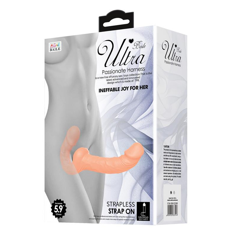 gode ceinture sans harnais ultra passion 14 x 33cm 1