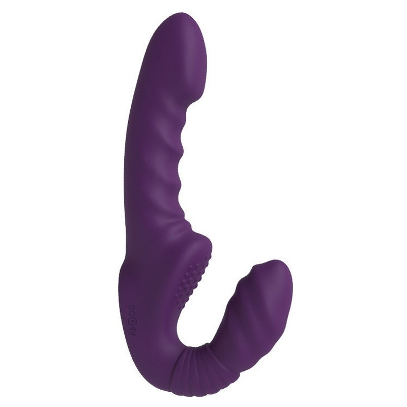 gode ceinture sans harnais vibrant beautypurp 13 x 38cm 1