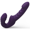 gode ceinture sans harnais vibrant beautypurp 13 x 38cm 3