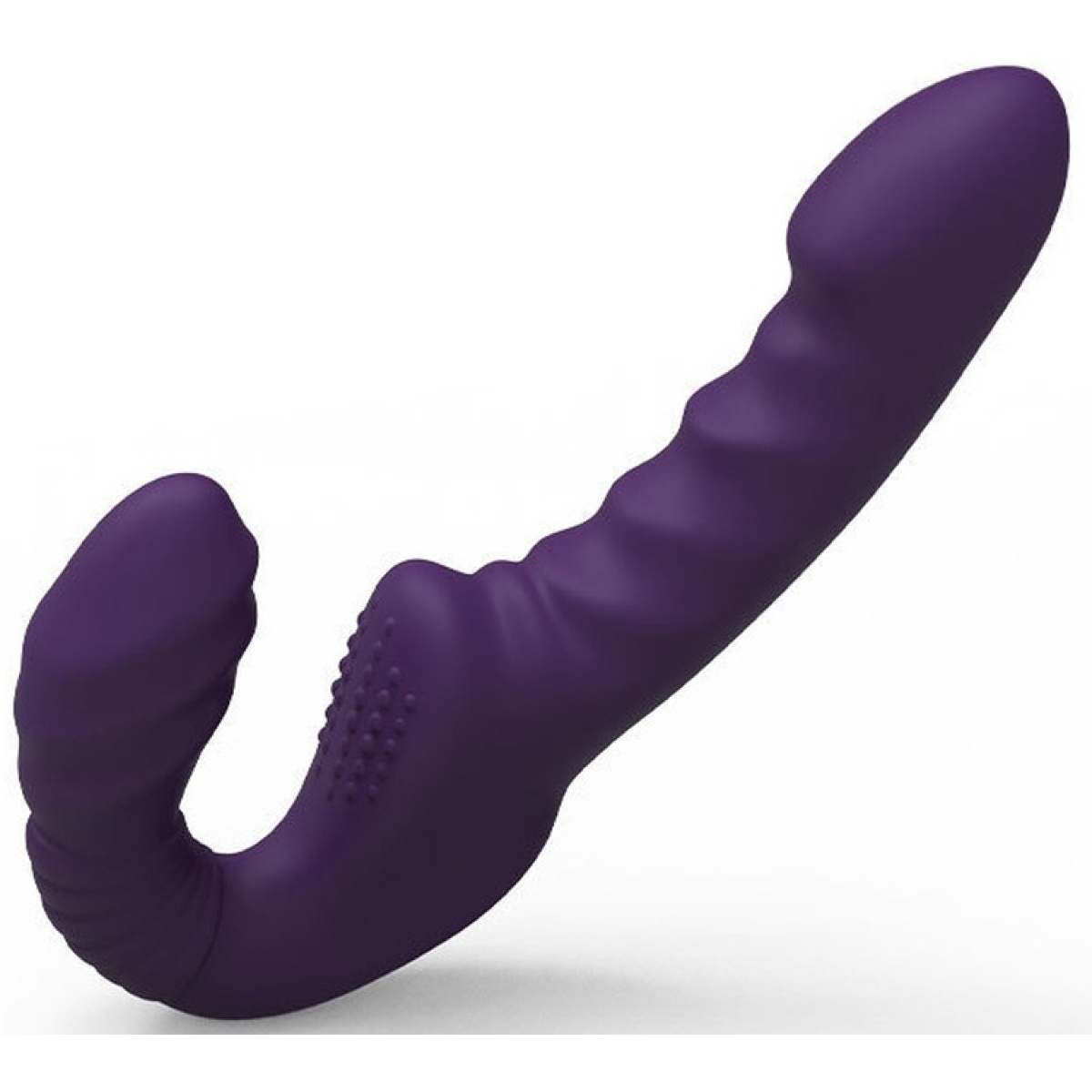 gode ceinture sans harnais vibrant beautypurp 13 x 38cm 3