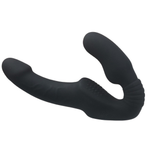 gode ceinture sans harnais vibrant broken 12 x 35cm noir