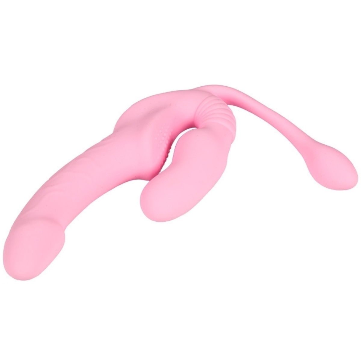 gode ceinture sans harnais vibrant tripleasure 12 x 35cm 4
