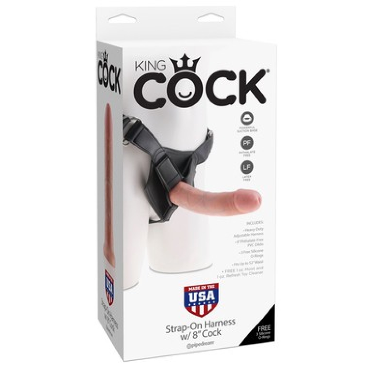 gode ceinture strap on king cock 203cm 1