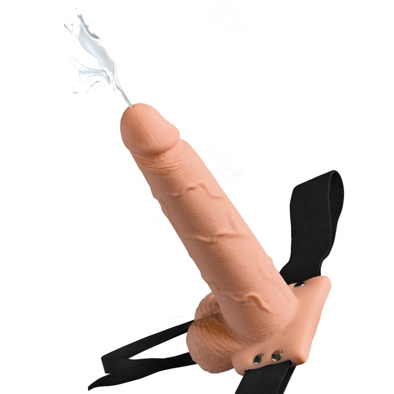 gode ceinture strap on squirting 17 x 5 cm
