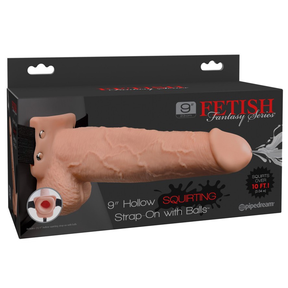 gode ceinture strap on squirting 20 x 55 cm 1