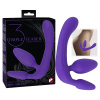gode ceinture triple teaser mauve