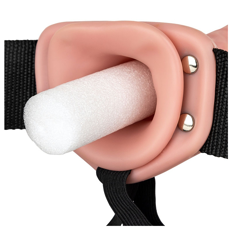 gode ceinture vibrant hollow vibe realrock 20 x 45cm 4