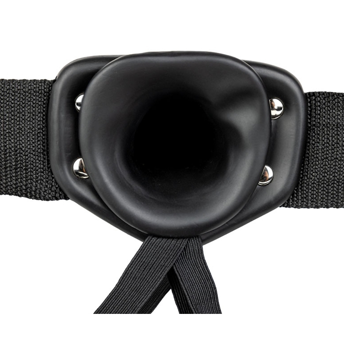 gode ceinture vibrant hollow vibe realrock 20 x 45cm noir 3