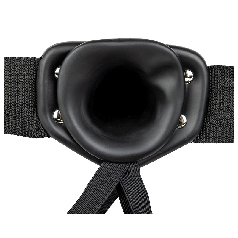 gode ceinture vibrant hollow vibe realrock 20 x 45cm noir 3