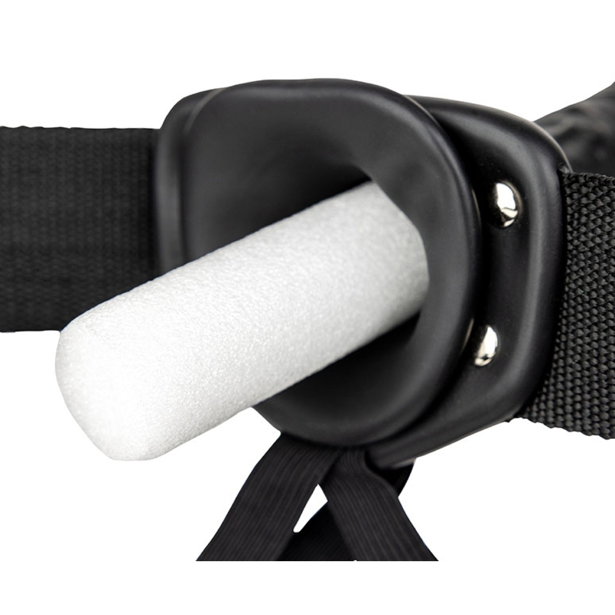 gode ceinture vibrant hollow vibe realrock 20 x 45cm noir 4