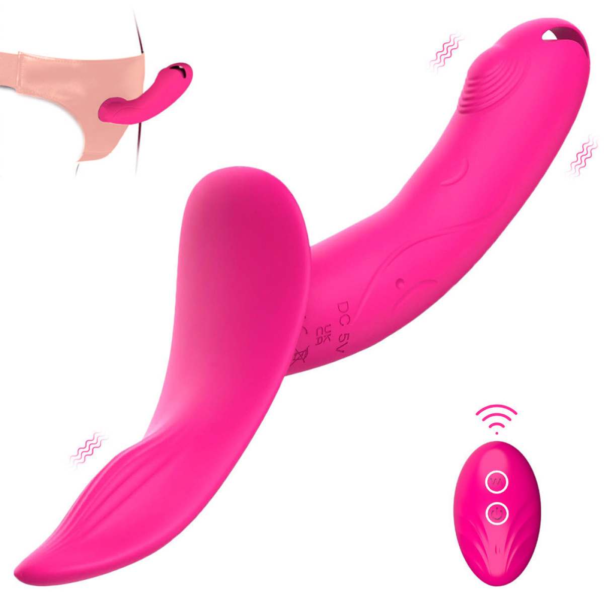 gode ceinture vibrant loolypop 13 x 34cm