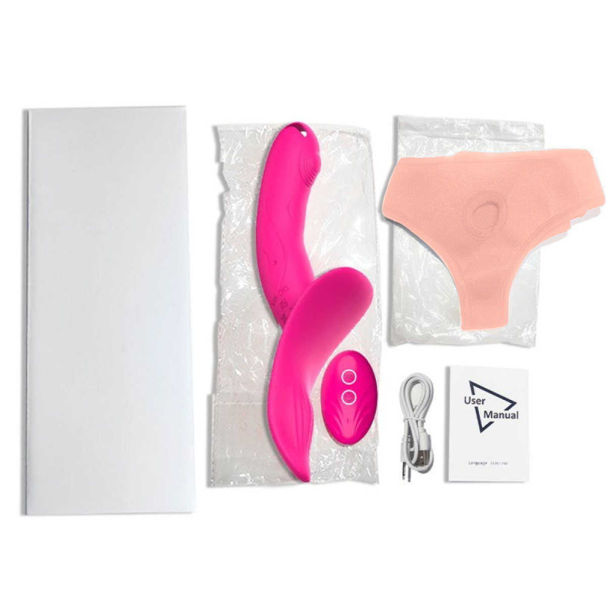 gode ceinture vibrant loolypop 13 x 34cm 3