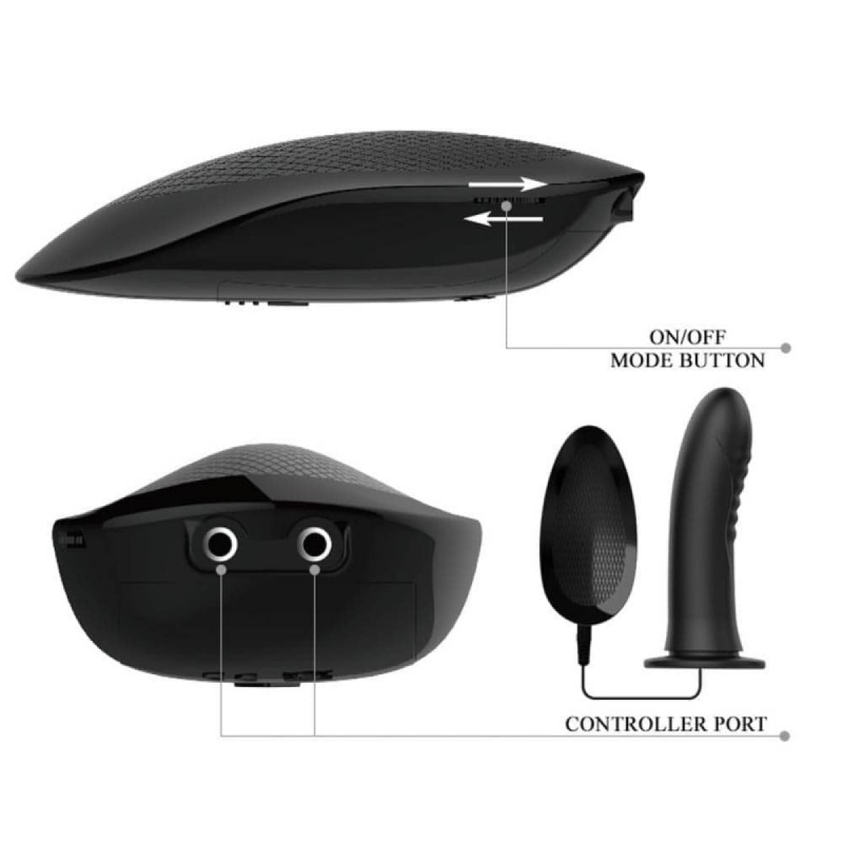 gode ceinture vibrant myron 185 x 48cm 3