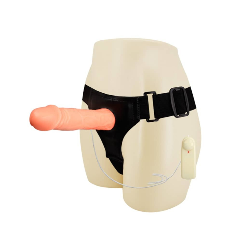 gode ceinture vibrant strap on men 17 x 4 cm 4