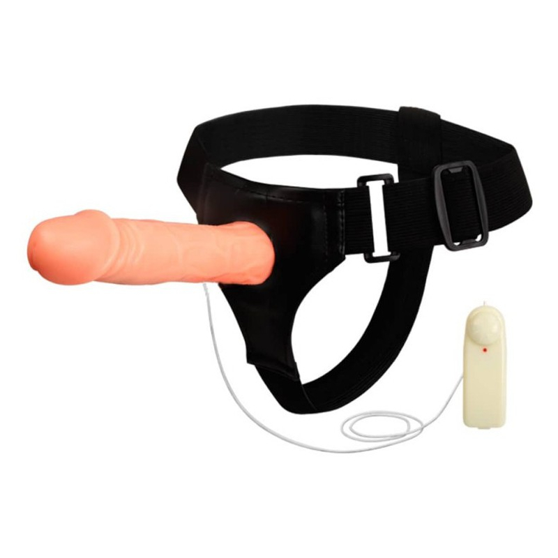 gode ceinture vibrant strap on men 17 x 4 cm