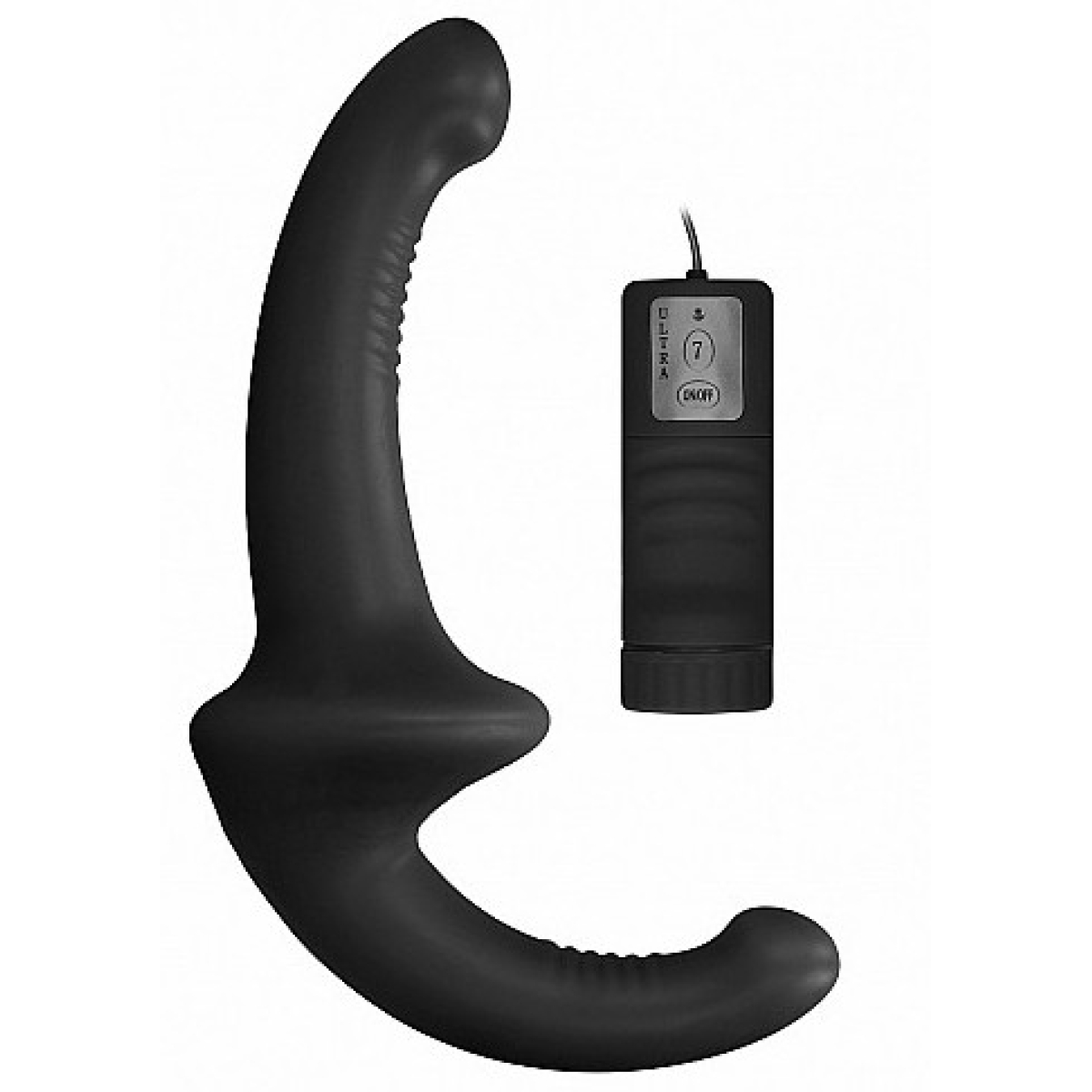 gode ceinture vibrant strapless strap on noir