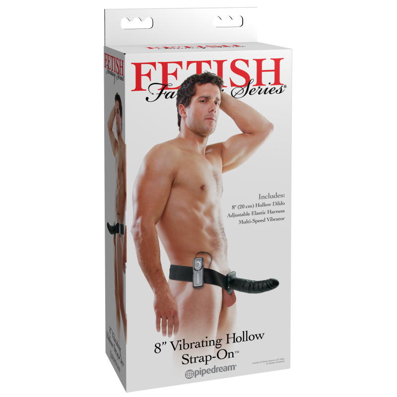gode ceinture vibrant vibrating hollow 21 x 45 cm 1