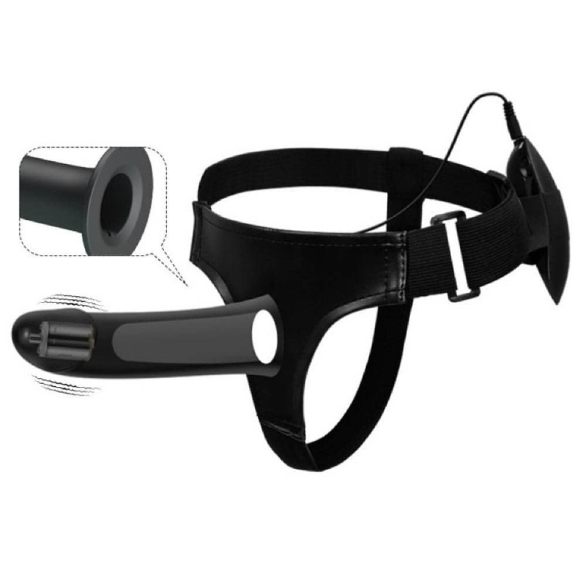 gode ceinture vibrant vito 17 x 4cm 2